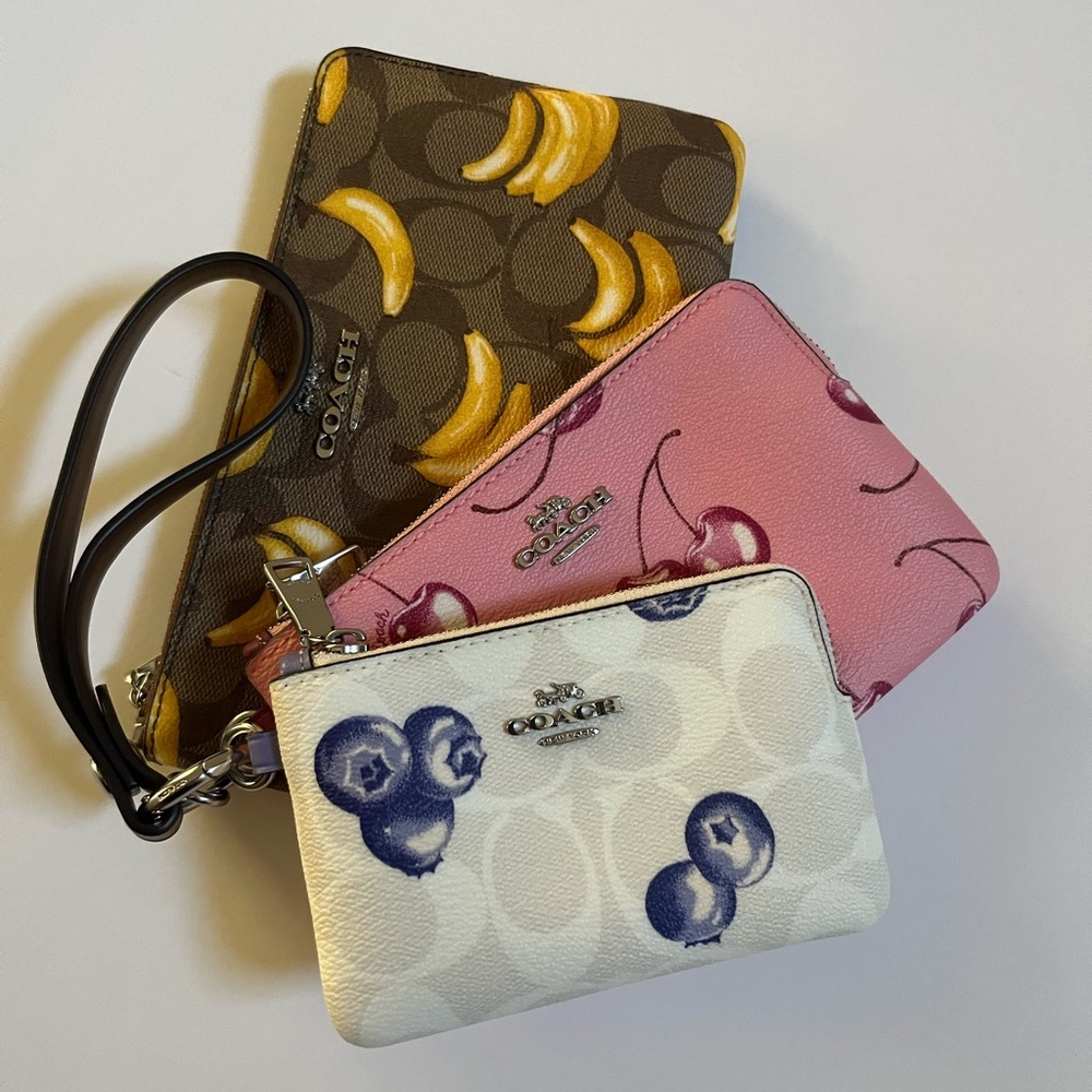 NEW coach Corner zip trio wallet/pouch CR984 - Picture 2 of 7